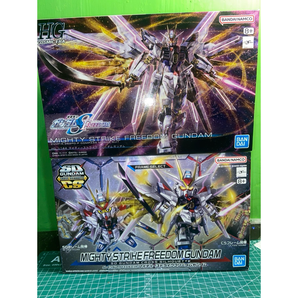 HG Mighty Strike Freedom - HG Rising Freedom - HG Aile Strike - SDCS Mighty