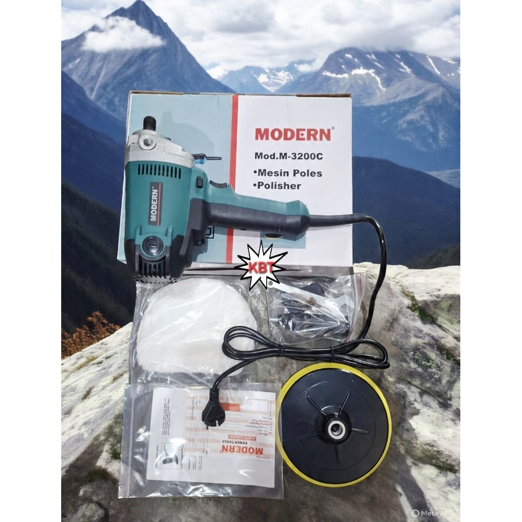 Mesin poles 7inch M-3200C MODERN