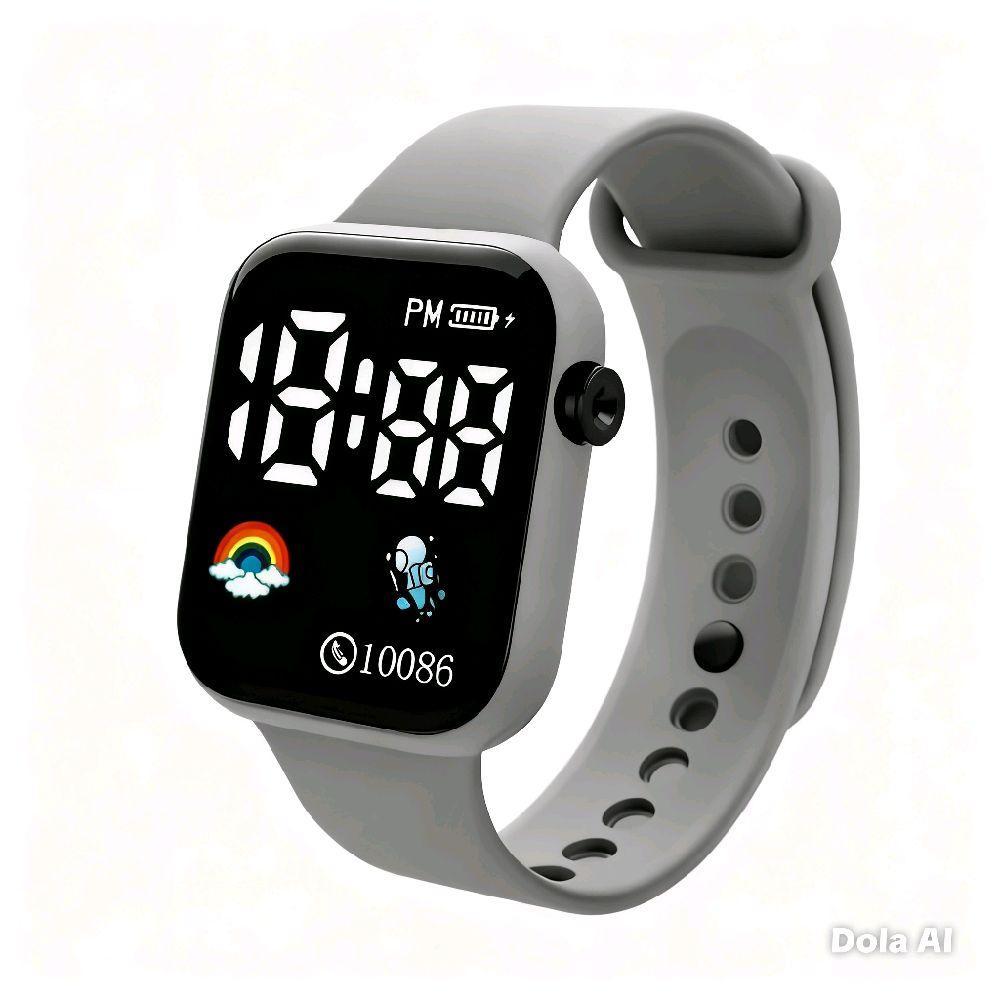 Jam Tangan Digital LED Cowok Cewek Tampilan Digital