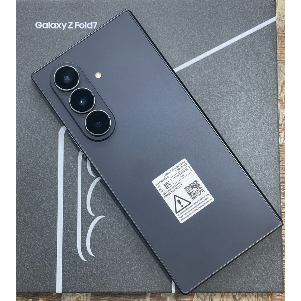 Hp Second SAMSUNG Z Fold7 12GB/512GB Fullset Garansi
