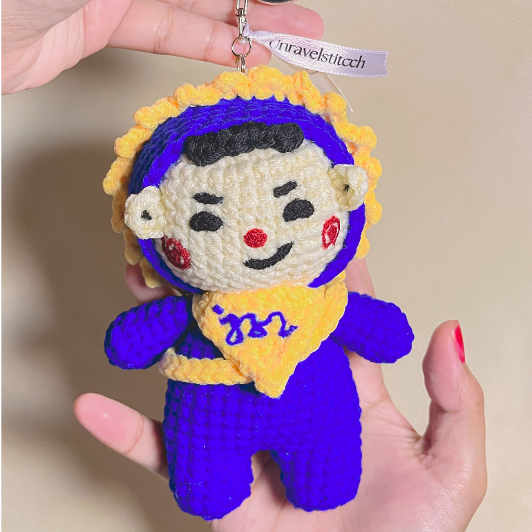 GMMTV Jummo Junior Mark Doll Handmade Keychain [unravelstitcch]