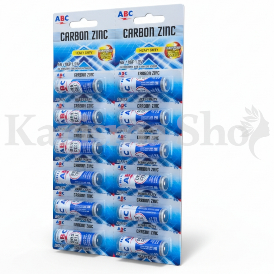ABC BIRU AA isi 12 PCS /AA BIRU BATERAI JAM DINDING ORIGINAL ABC