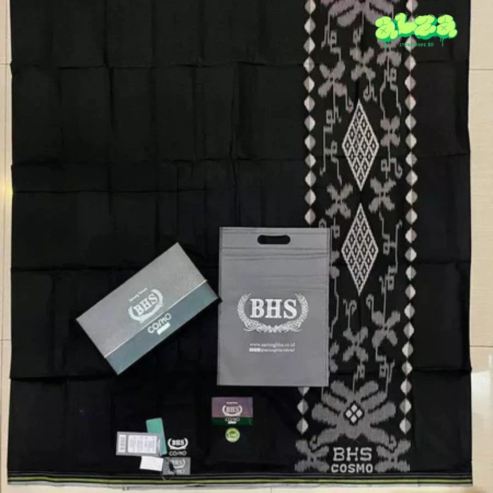 Sarung BHS Cosmo Polos Hitam GOLD Bhs Hitam Polos Bhs Polos Warna