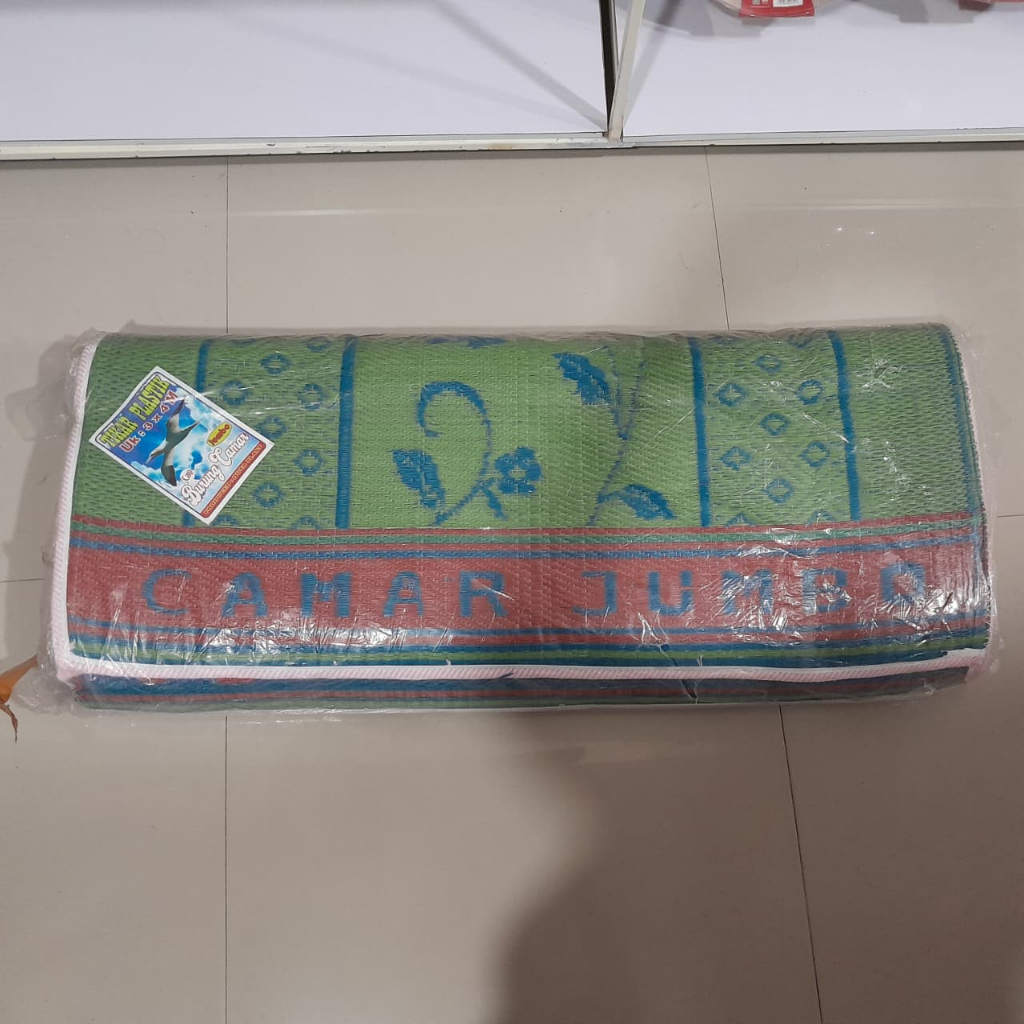 Tikar Camar Plastik / Tikar Anyaman Plastik / Tikar Lantai Serbaguna / Tikar Rumah Tangga / Tikar Li