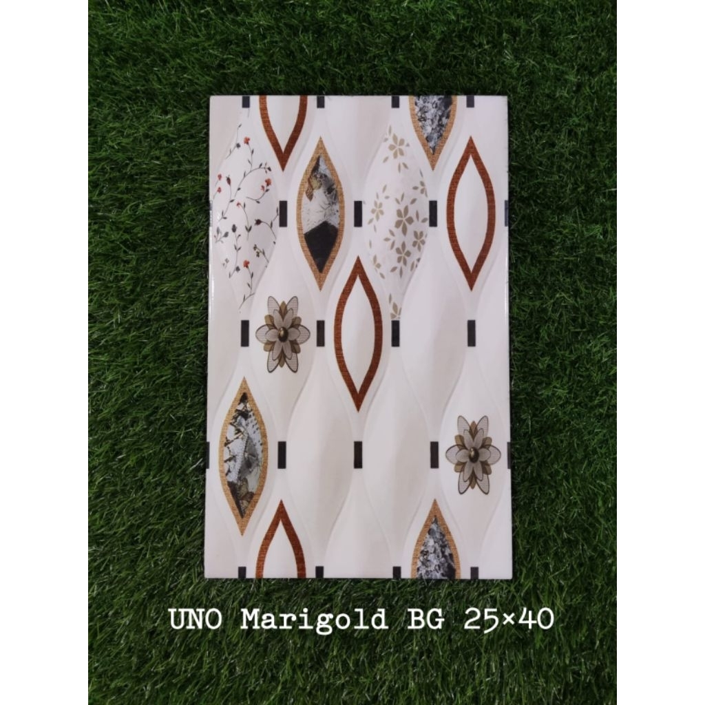 Keramik dinding kamar mandi ukuran 25x40 cm isi 10 pcs