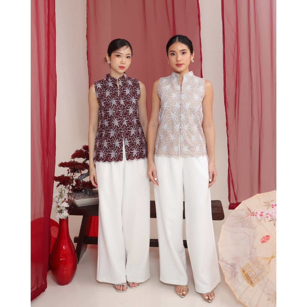 [ Canary ] Song Top / Atasan Wanita / Cheongsam Top / Blouse Wanita