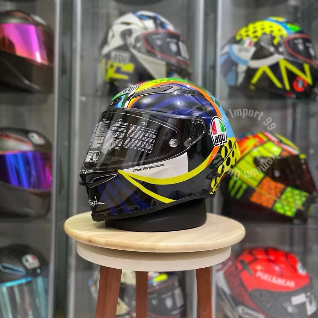 Helm Agv Winterest 2020 Rossi 1:1 Like Ori