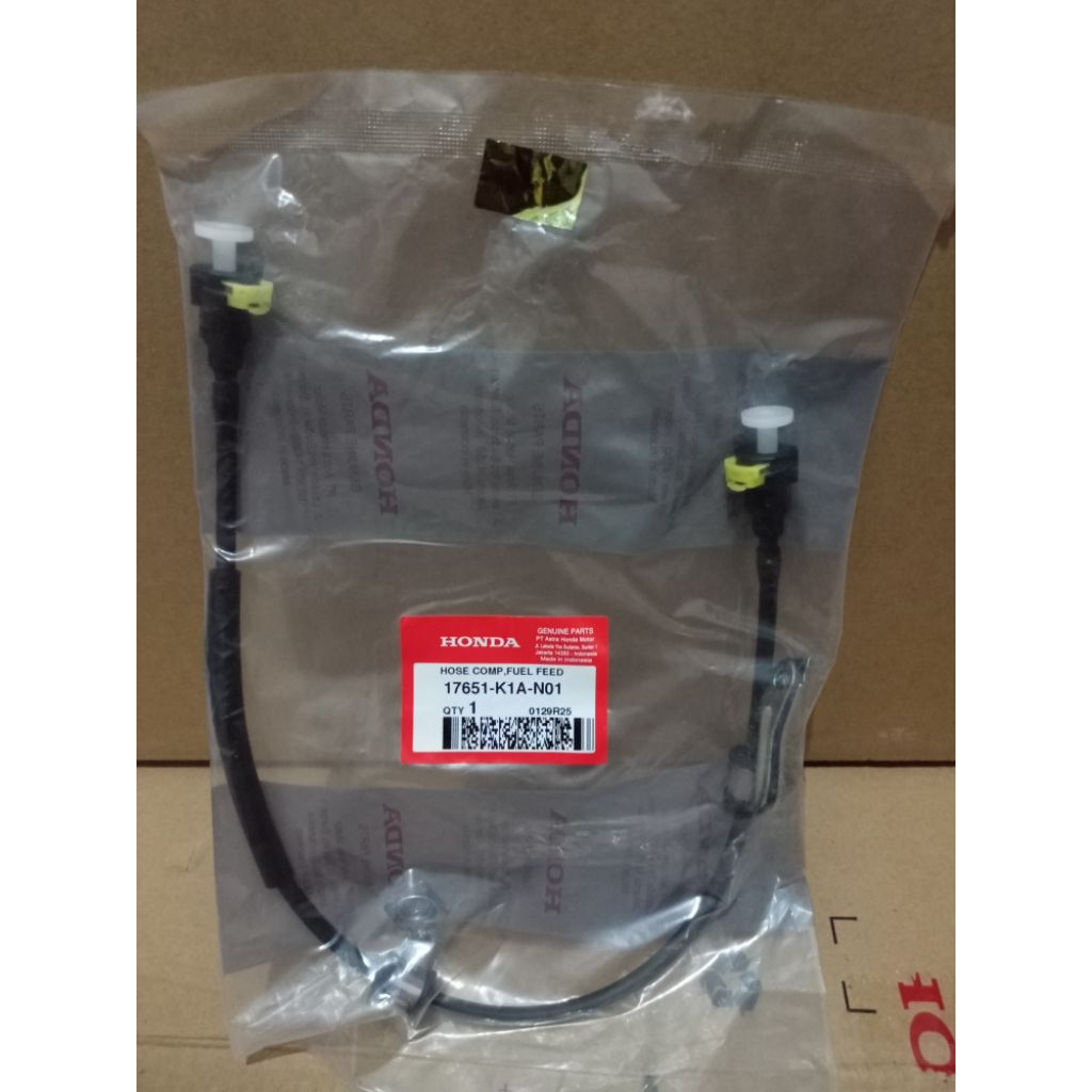 17651-K1A-N01 Selang Injector Bensin Honda Beat Deluxe LED Street 2020 - 2023. ORIGINAL AHM