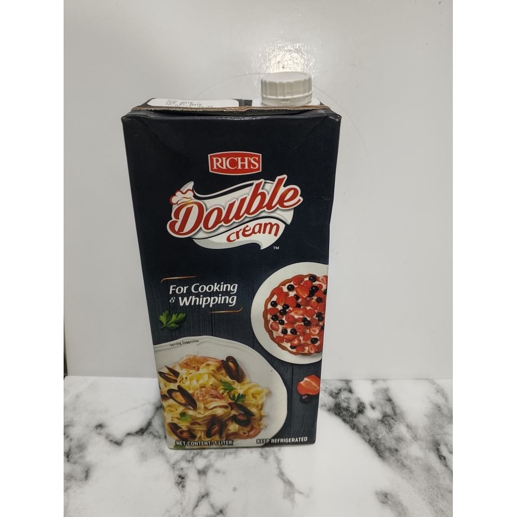 RICH'S Double Cream For Cooking & Whipping 1 Liter