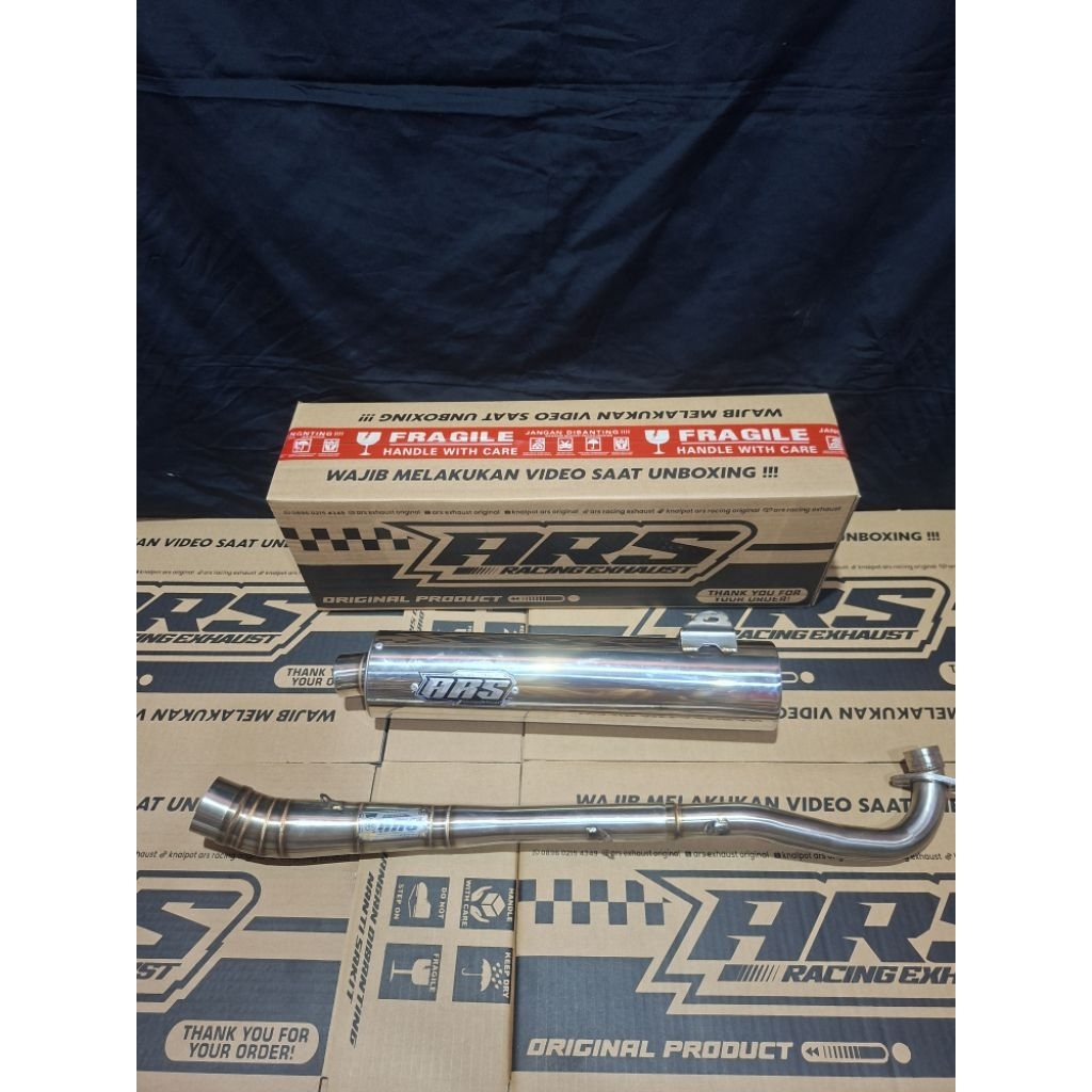 kenalpot supra x 125 ckd fulset/silicer only ARS free leser nama