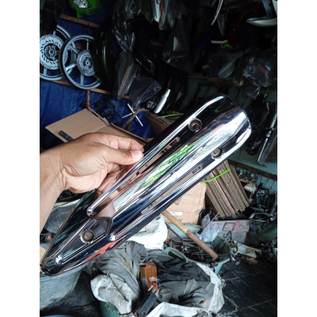 Cover Knalpot Jupiter Mx New Original Mulus