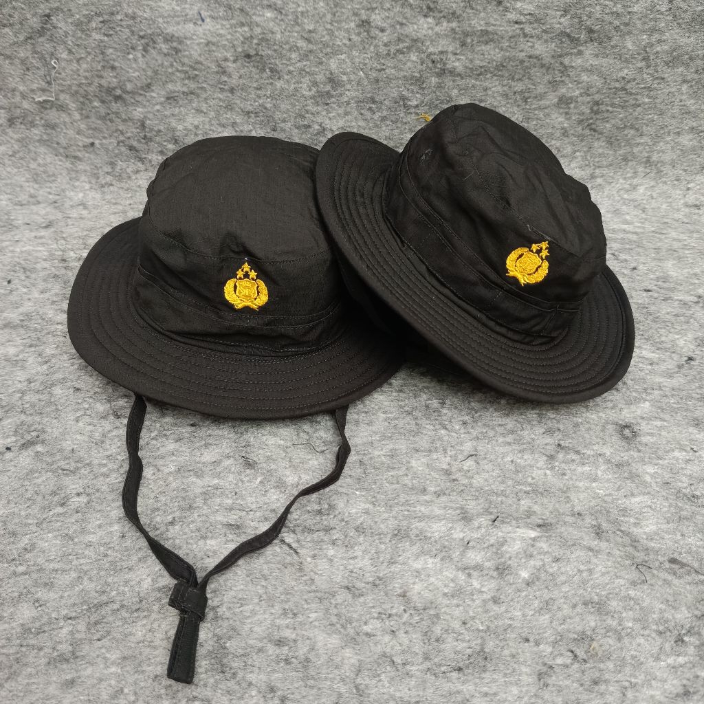 Topi Rimba Coklat Jatah Polri / Topi Rimba Coklat Polri / Topi Rimba Polisi