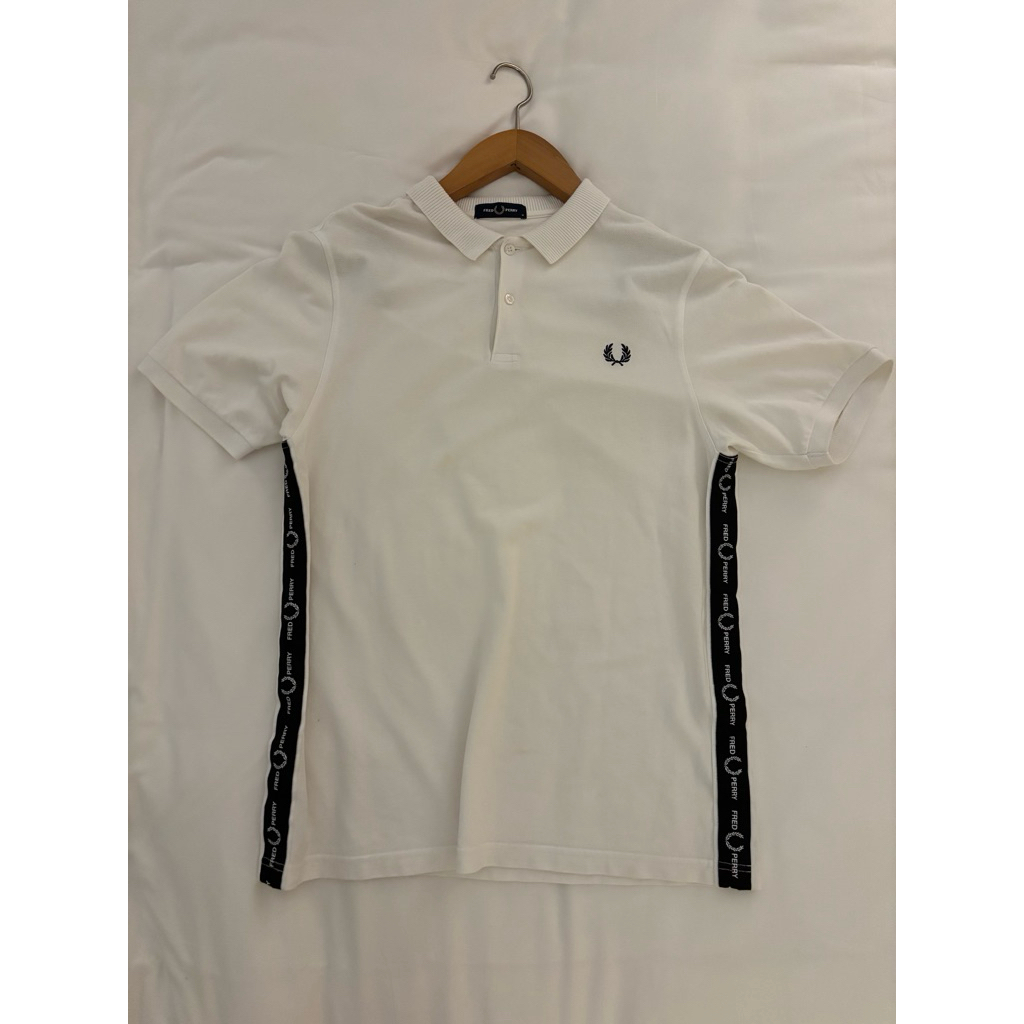 Fred Perry White Polo Shirt