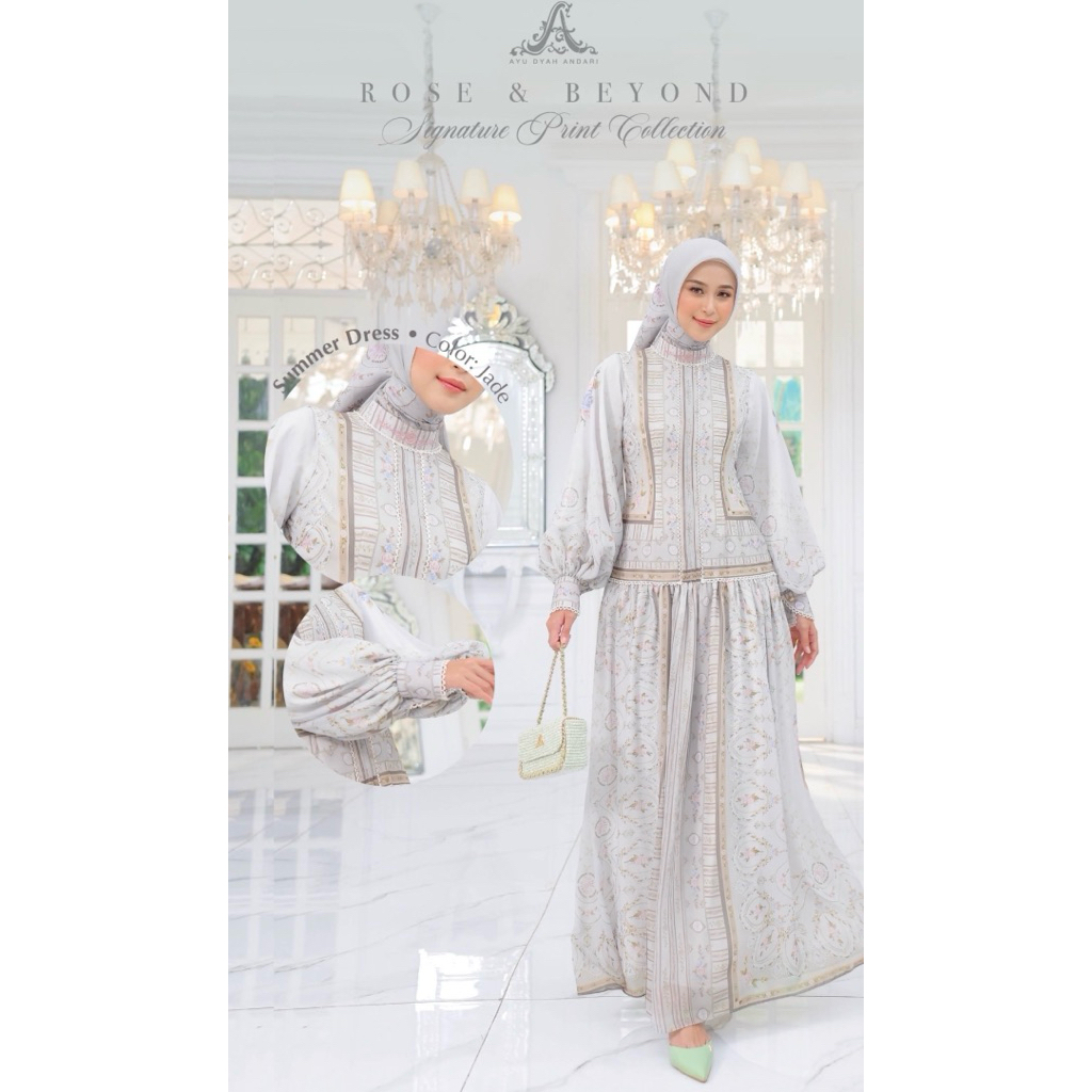 NEW Summer Dress Jade by Ayudyahandari size S LD 90cm dari 4.350.000