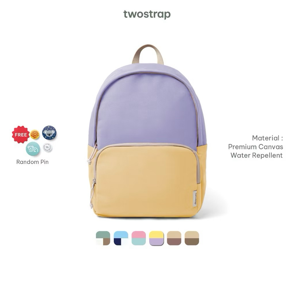TWOSTRAP - Mini Woofly Backpack - Tas Ransel Laptop Wanita 12 inch