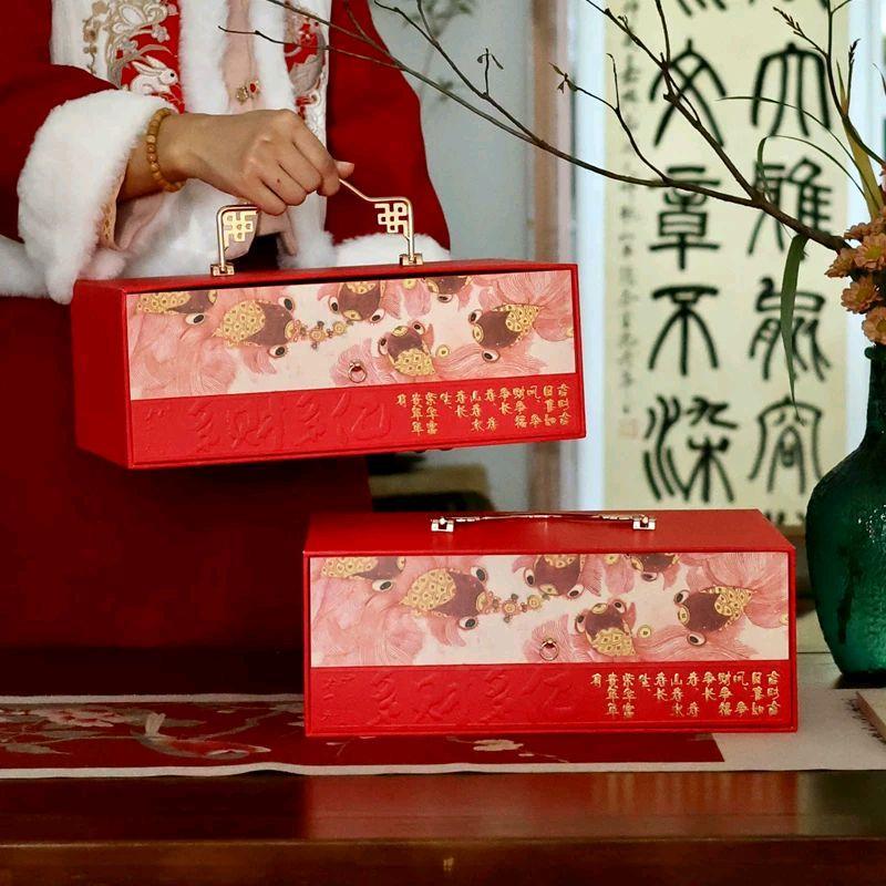 Kotak hampers Imlek box CNY/ Box Imlek / Kotak Toples Imlek hardbox imlek 2026