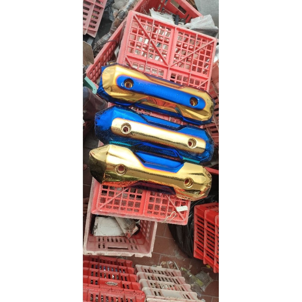 TAMENG KNALPOT ZOOMER THAILAND IMPORT COVER KNALPOT ZOOMER CNC TUTUP KNALPOT ZOOMER 2TONE THAILAND