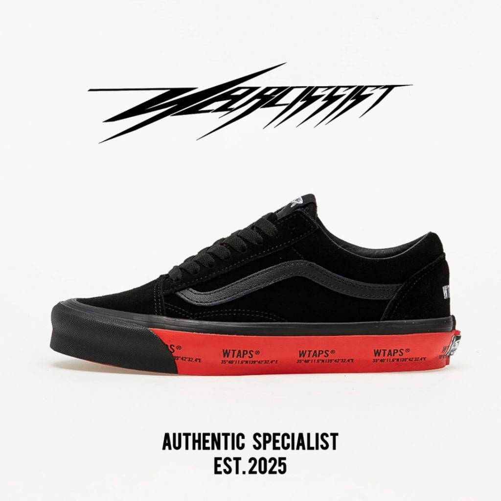 Vans Oldskool X WTAPS Black Orange Original BNIB 100%