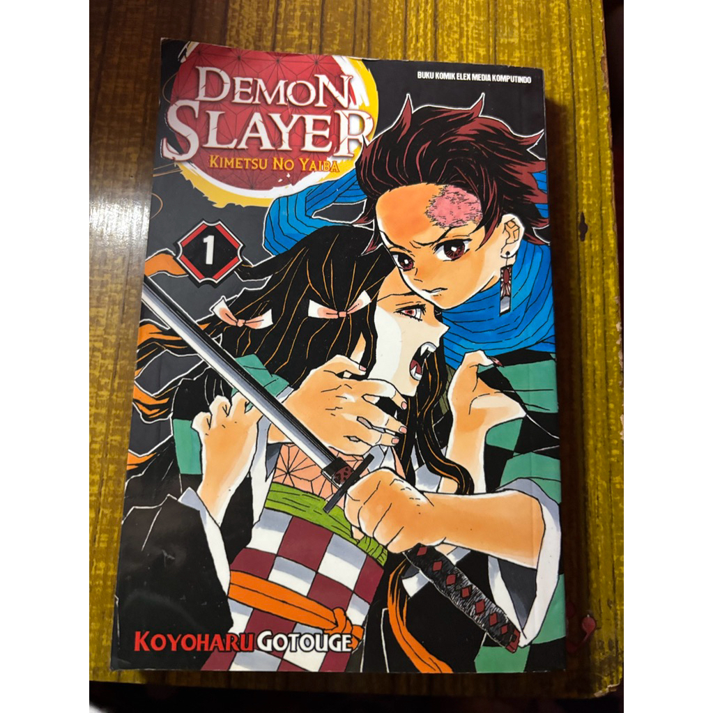 preloved komik demon slayer vol 1