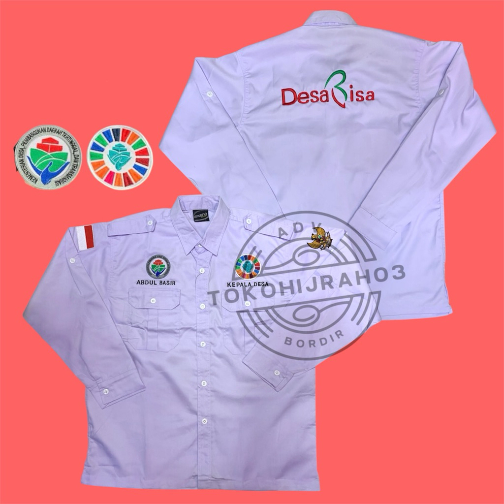 UKURAN BIG SIZE - KEMEJA KEMENTERIAN DESA KEMEJA KEMENDES KEMEJA PEMDES PEMERINTAHAN DESA KEMEJA DES