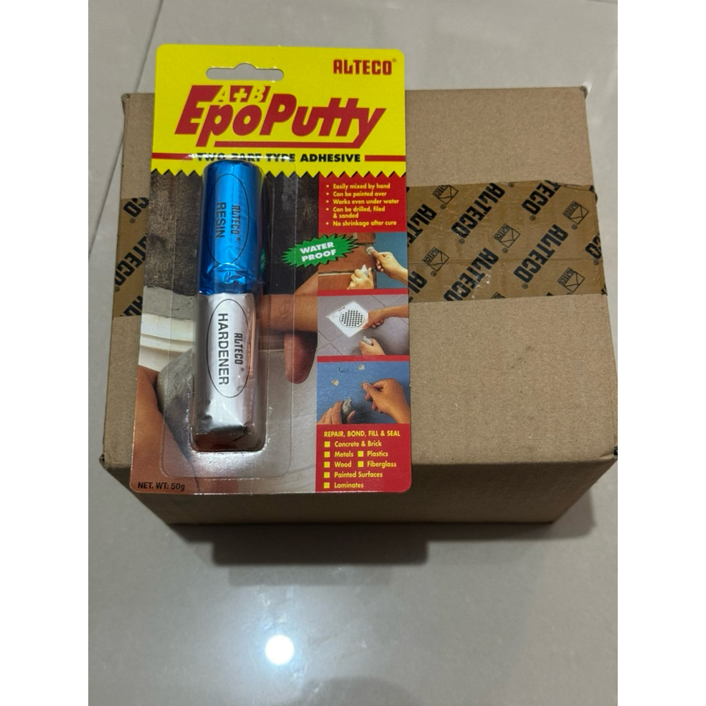 LEM PORTING EPO PUTTY ALTECO 50G LEM KAPAL LEM BESI LEM EPO PUTTY 50 GRAM