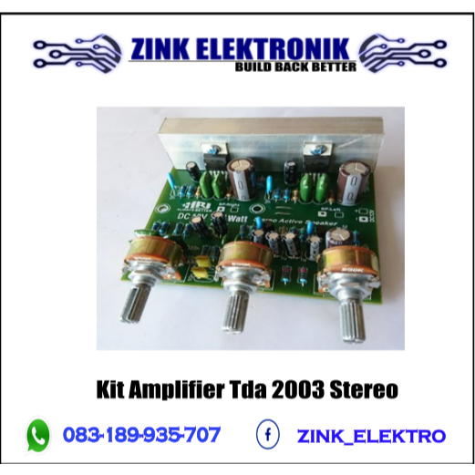 Kit Aplifier TDA2050 Stereo