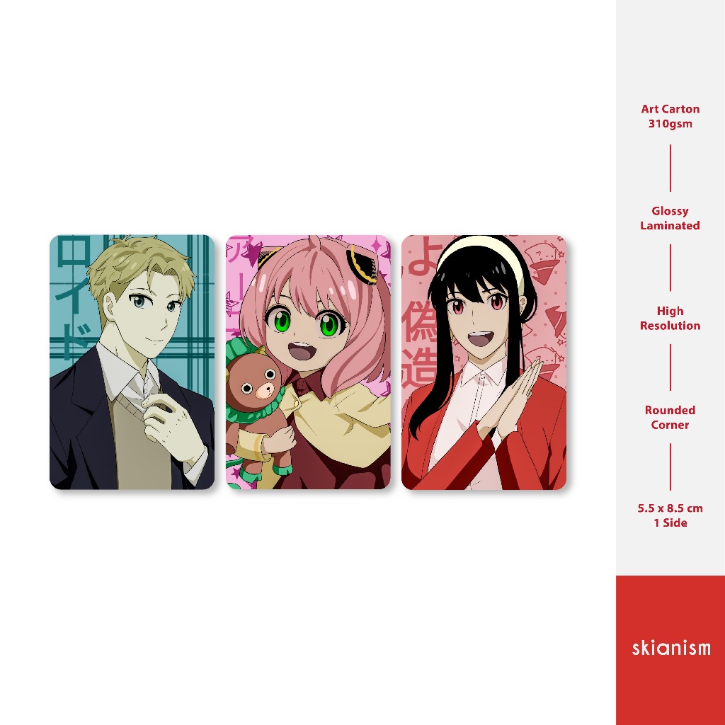 Photocard Anime Spy x Family | 2-sided Option