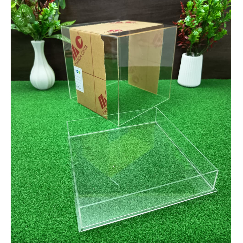 Kotak Akrilik Serbaguna Baki Hantaran Mas kawin Pernikahan Akrilik Custom