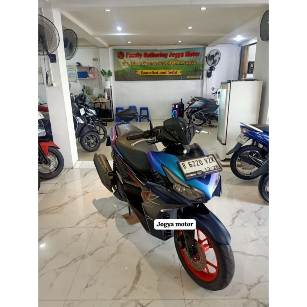 Yamaha aerox cyber city th 2023 motor second siap pakai