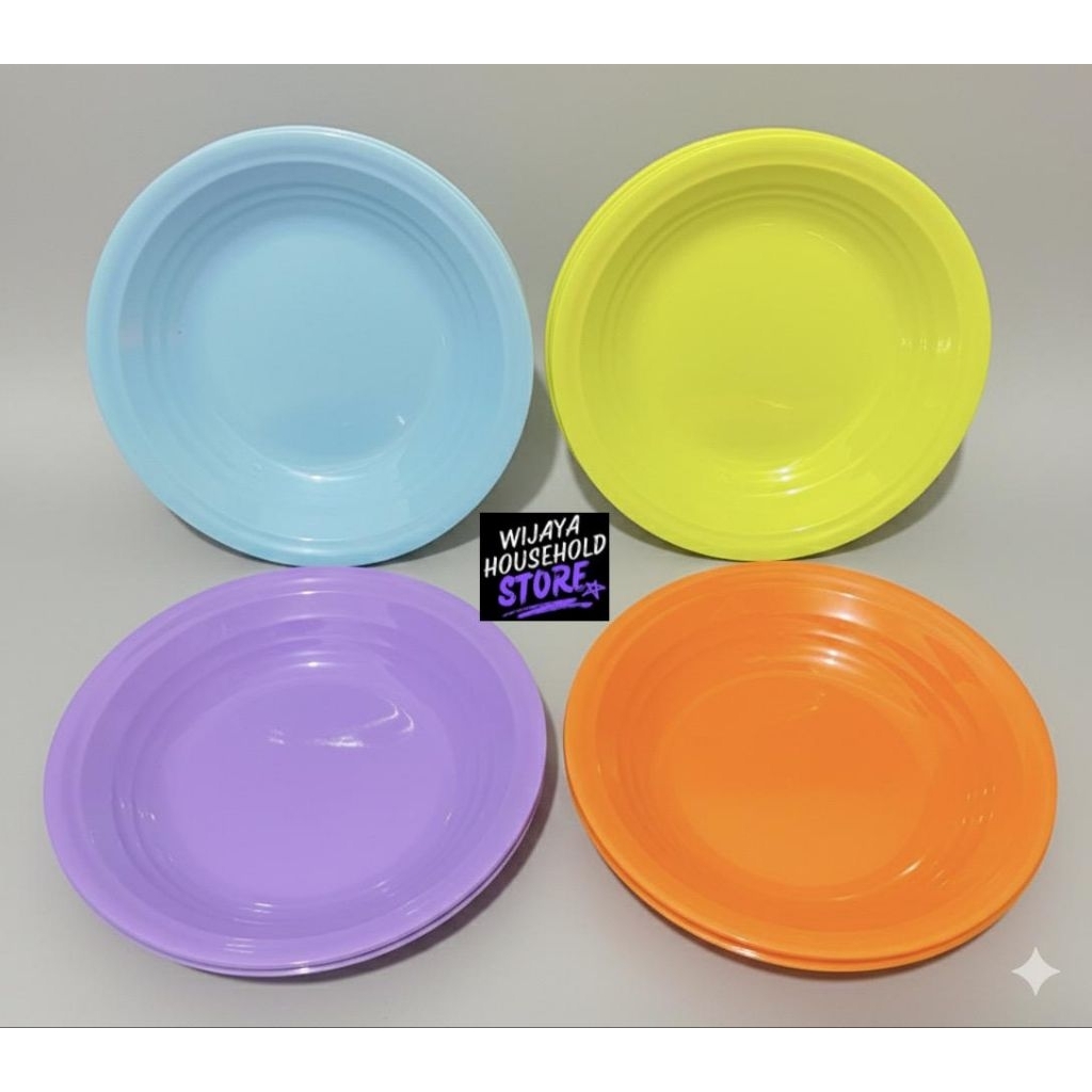 Piring Melamine 100% Asli // Piring Makan Melamine / Piring Melamine / Piring Makan Cekung