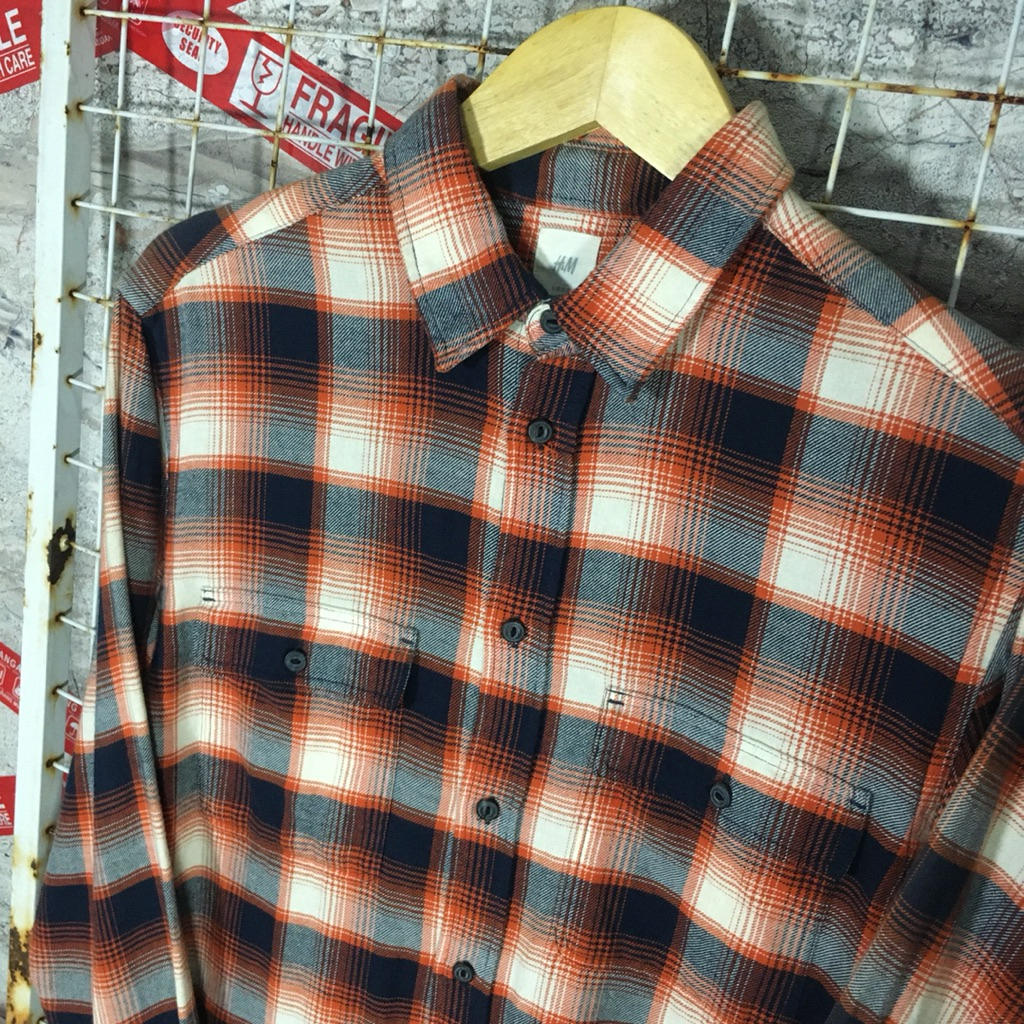 Kemeja Flannel Veterano Second Brand H&M . 01716