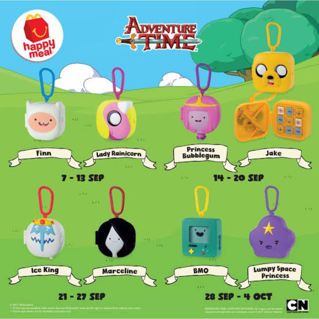 FIGUR MCD MCDONALD'S HAPPY MEAL TOYS - ADVENTURE TIME
