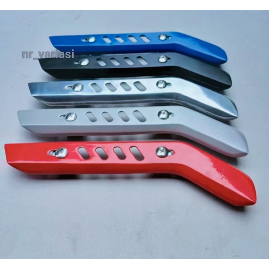 Kover leheran knalpot Beat, Scoopy, Vario, Mio dll - Cover knalpot alumunium anti karat tahan panas 