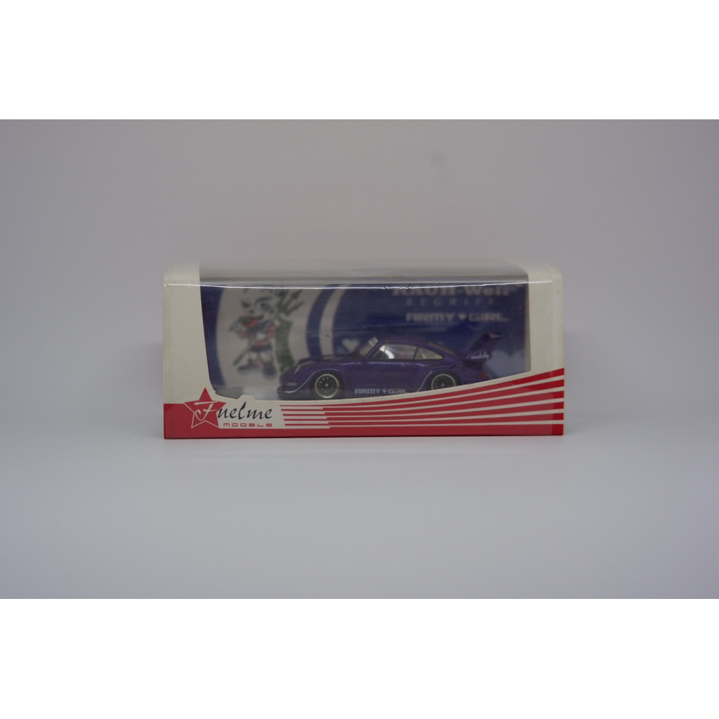 FUELME MODELS RWB PORSCHE ARMY GIRL PURPLE HIGH WING
