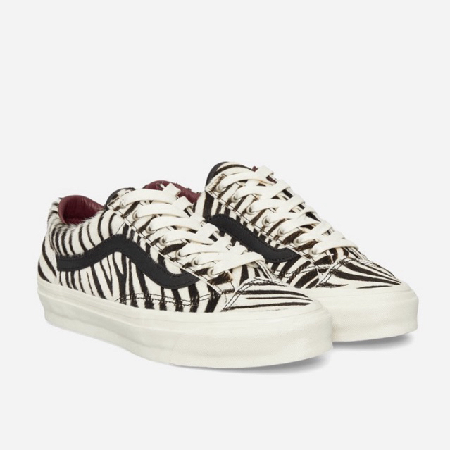 Vans Premium Old Skool 36 LX Pony Hair Zebra White Original Resmi
