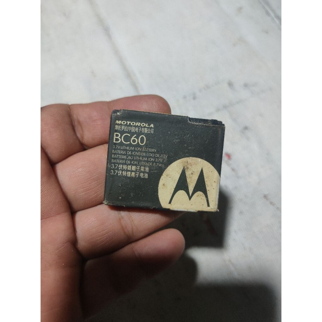 battery Motorola  bc-60 baterai Motorola jadul