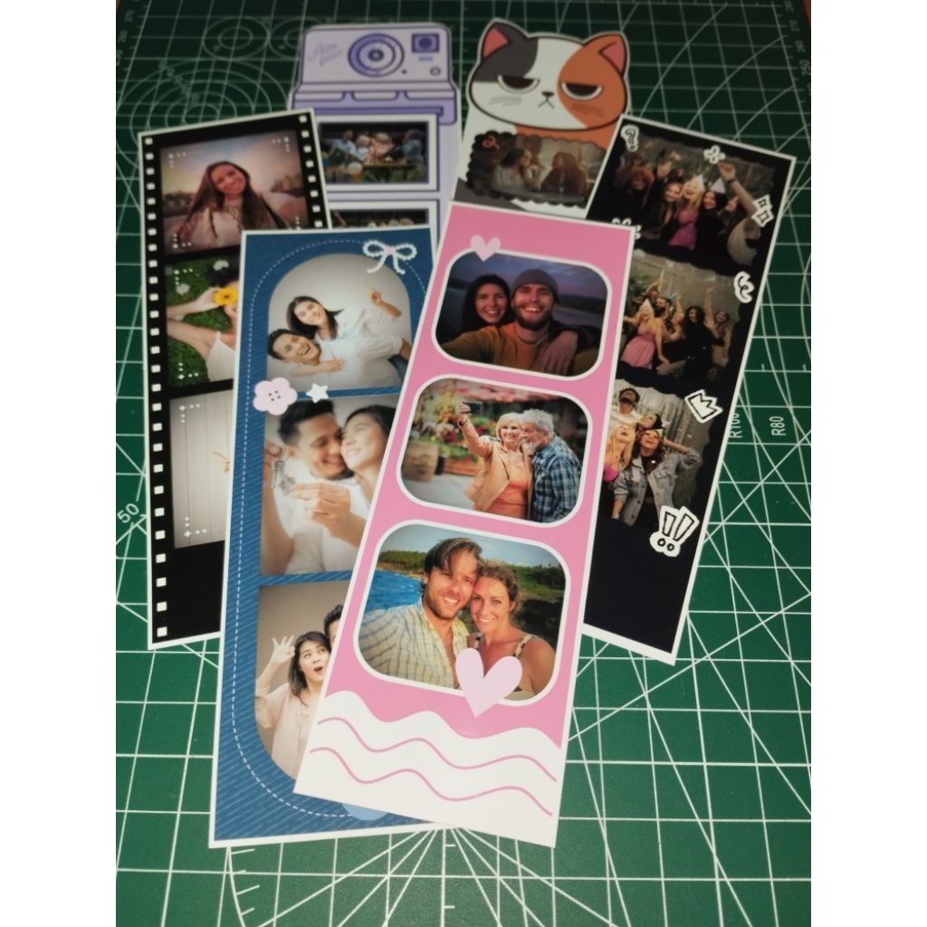 Photostrip Custom Estetik Lucu | Cetak Foto Kenangan Couple Sahabat Keluarga