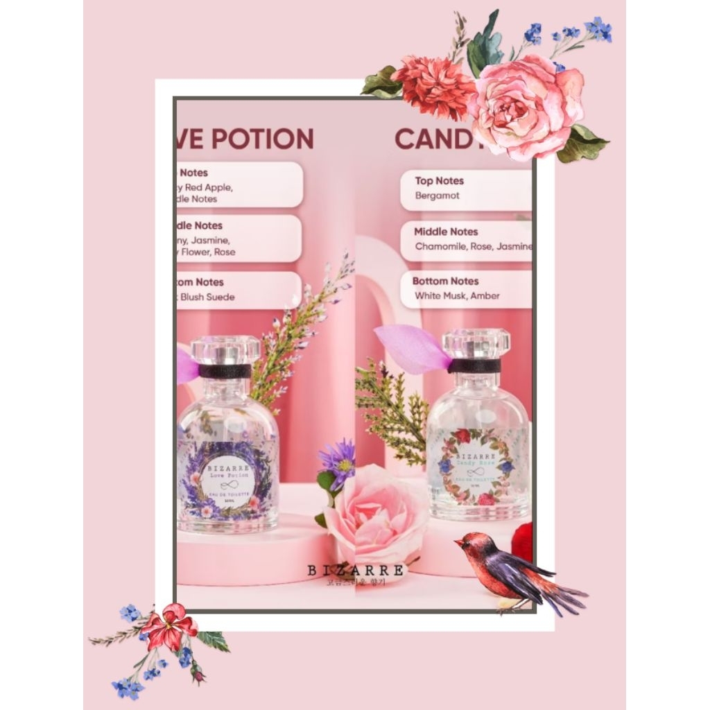 Bizarre EDT parfume||parfume wanita 4 varian