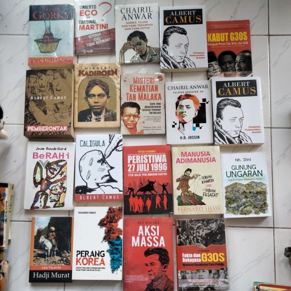 novel original sastra, filsafat, sejarah
