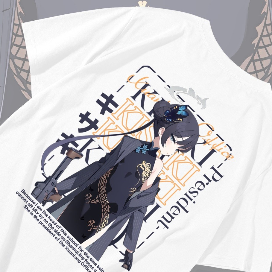 KAOS KISAKI BLUE ARCHIVE - KAOS DISTRO PRIA & WANITA KAOS ANIME & GAME BLUE ARCHIVE KISAKI