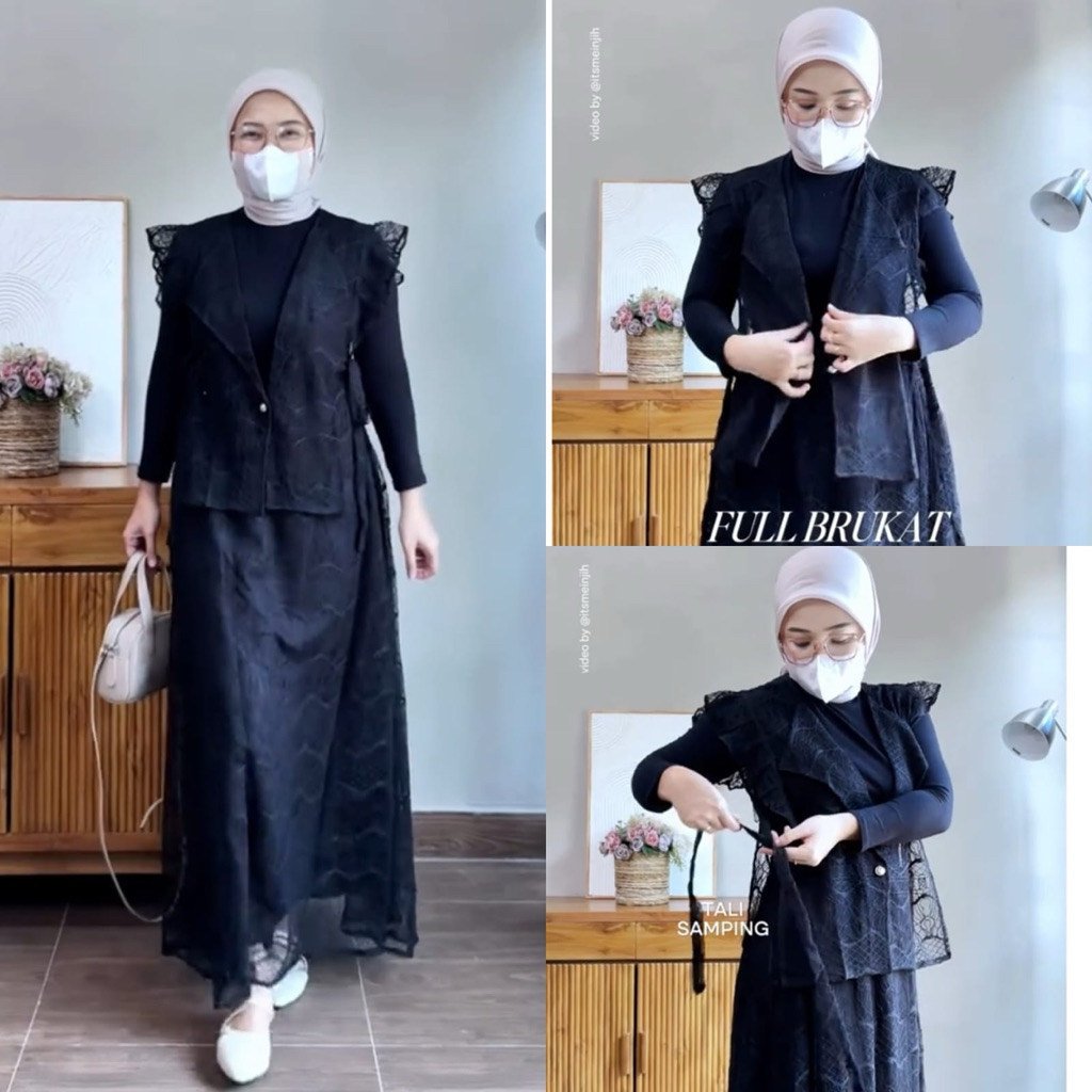 oneset brukat malika 3in1