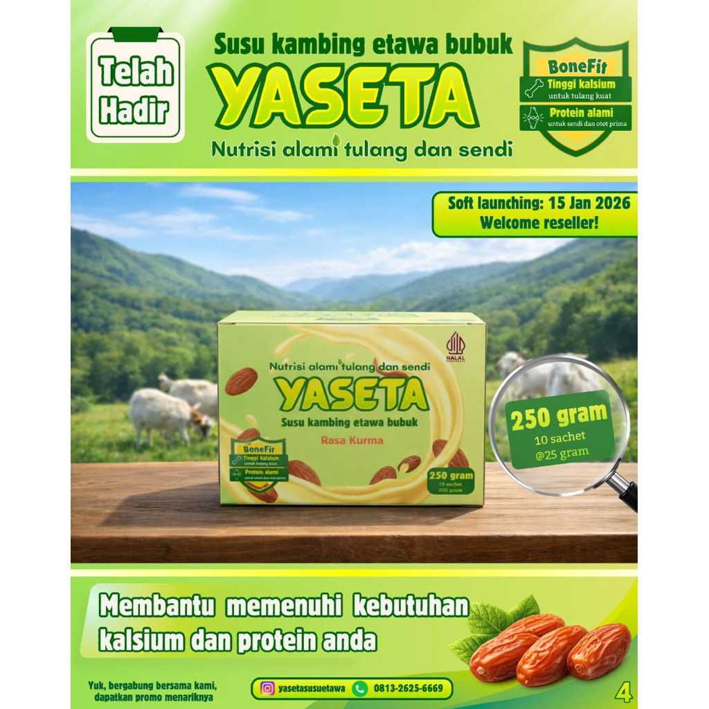 Susu Kambing Etawa Rasa Kurma