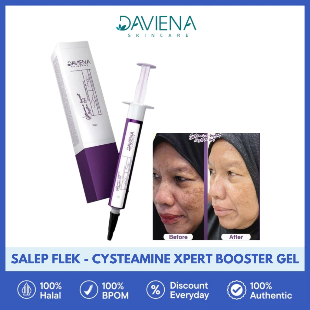 [READY STOCK] Salep Flek Pelicin Cysteamine Expert Booster Gel Daviena Skincare | Asisten Cantik