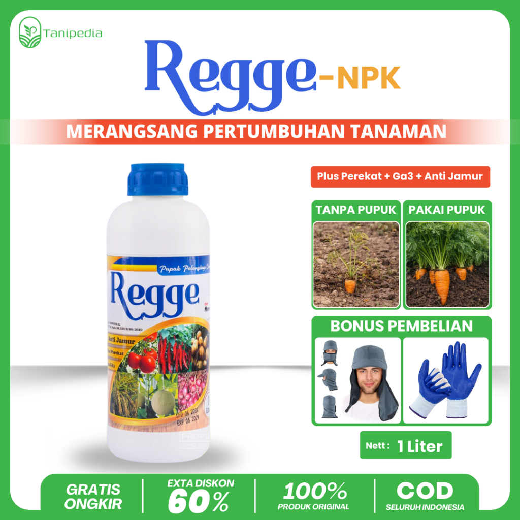 Regge PPC - Pupuk PPC - Meningkatkan Pertumbuhan Tanaman - 1 Liter