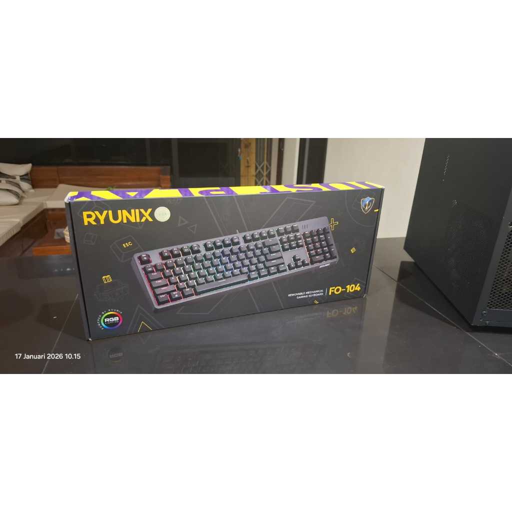 BEKAS Sades Ryunix FO-104 Keyboard Gaming Mechanical Fullsize