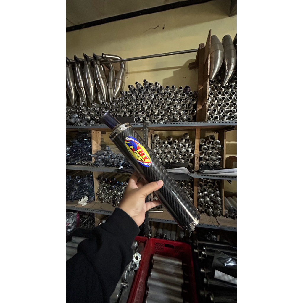 Silincer knalpot HBY karbon stainless