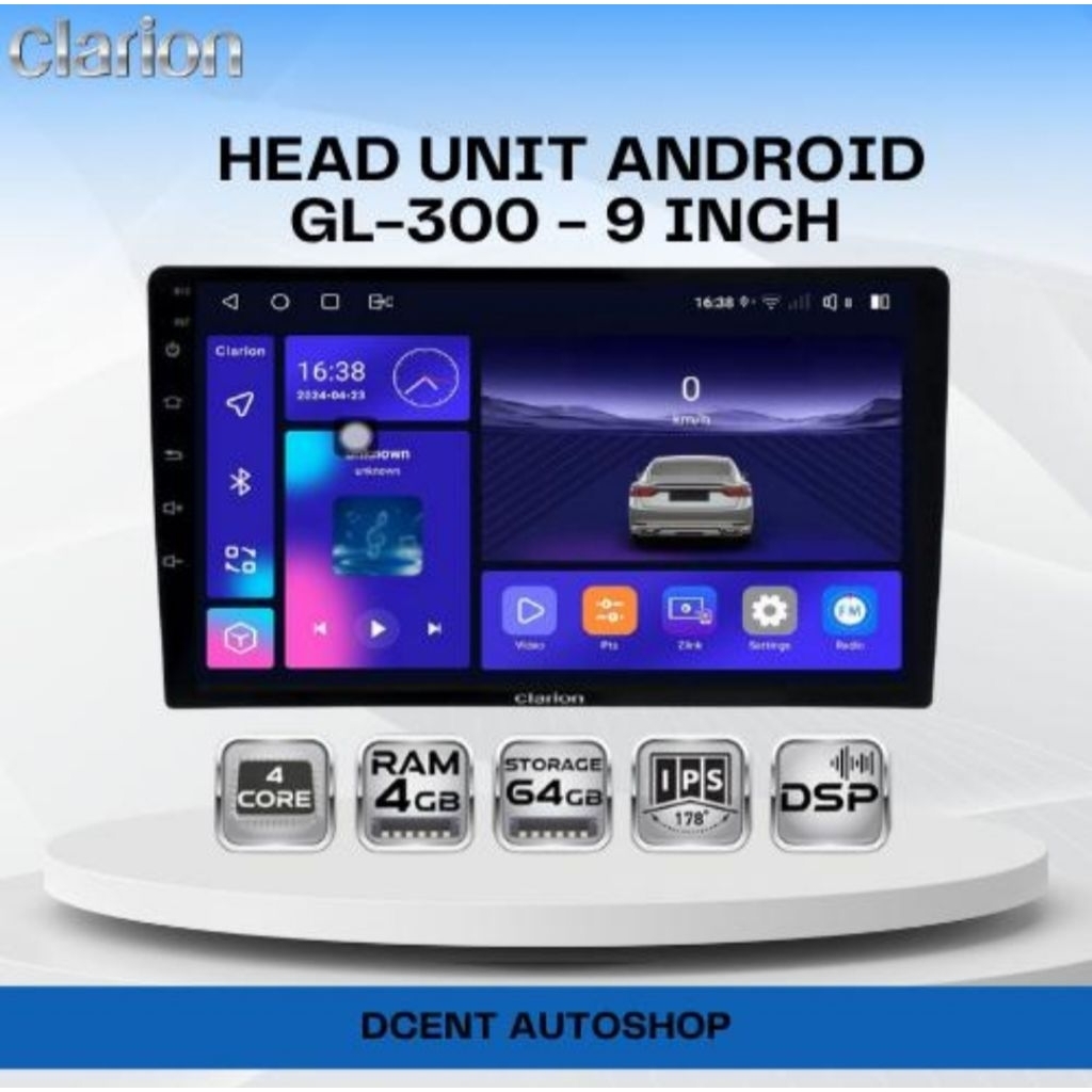 Headunit Android Clarion GL-300 Premium Sound