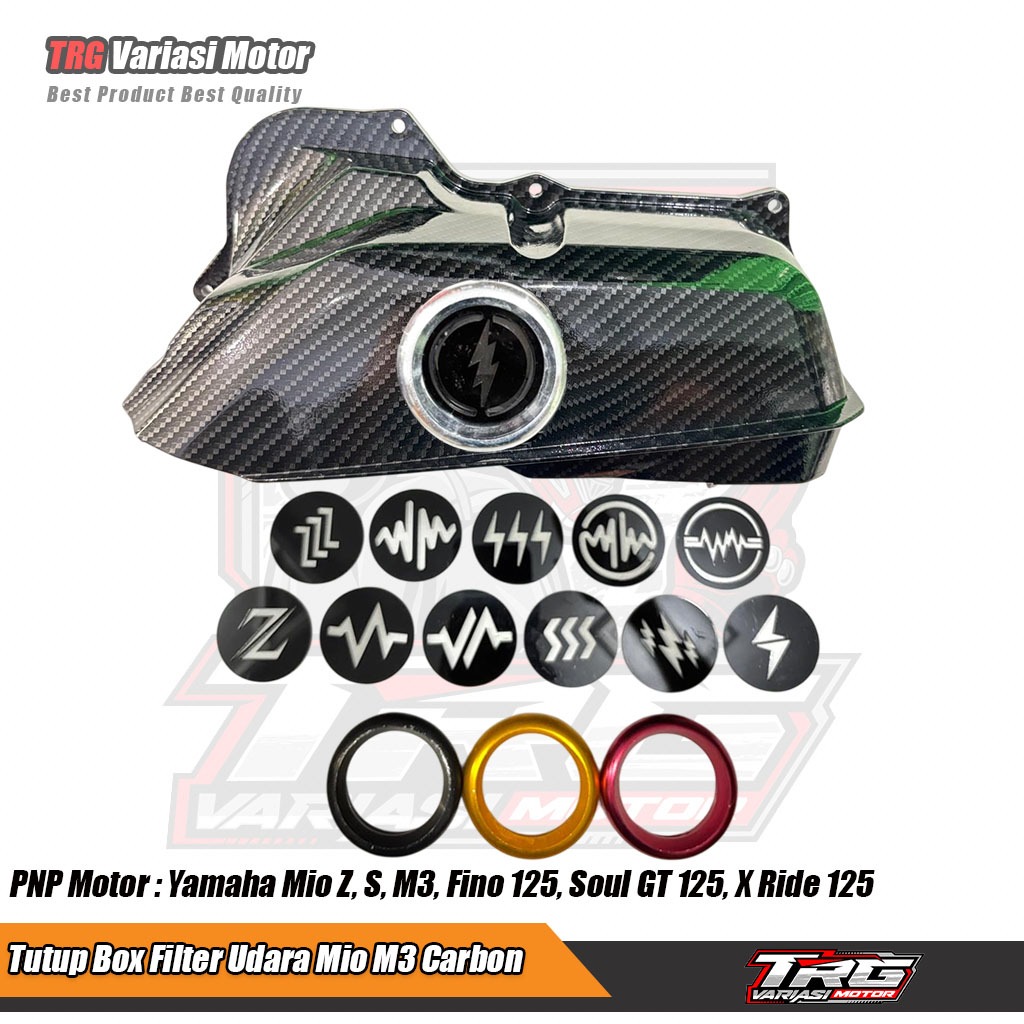 Box Filter Mio M3 Carbon WTP Set Corong Velo Akrilik All Varian Tutup Box Filter Mio Z Soul GT