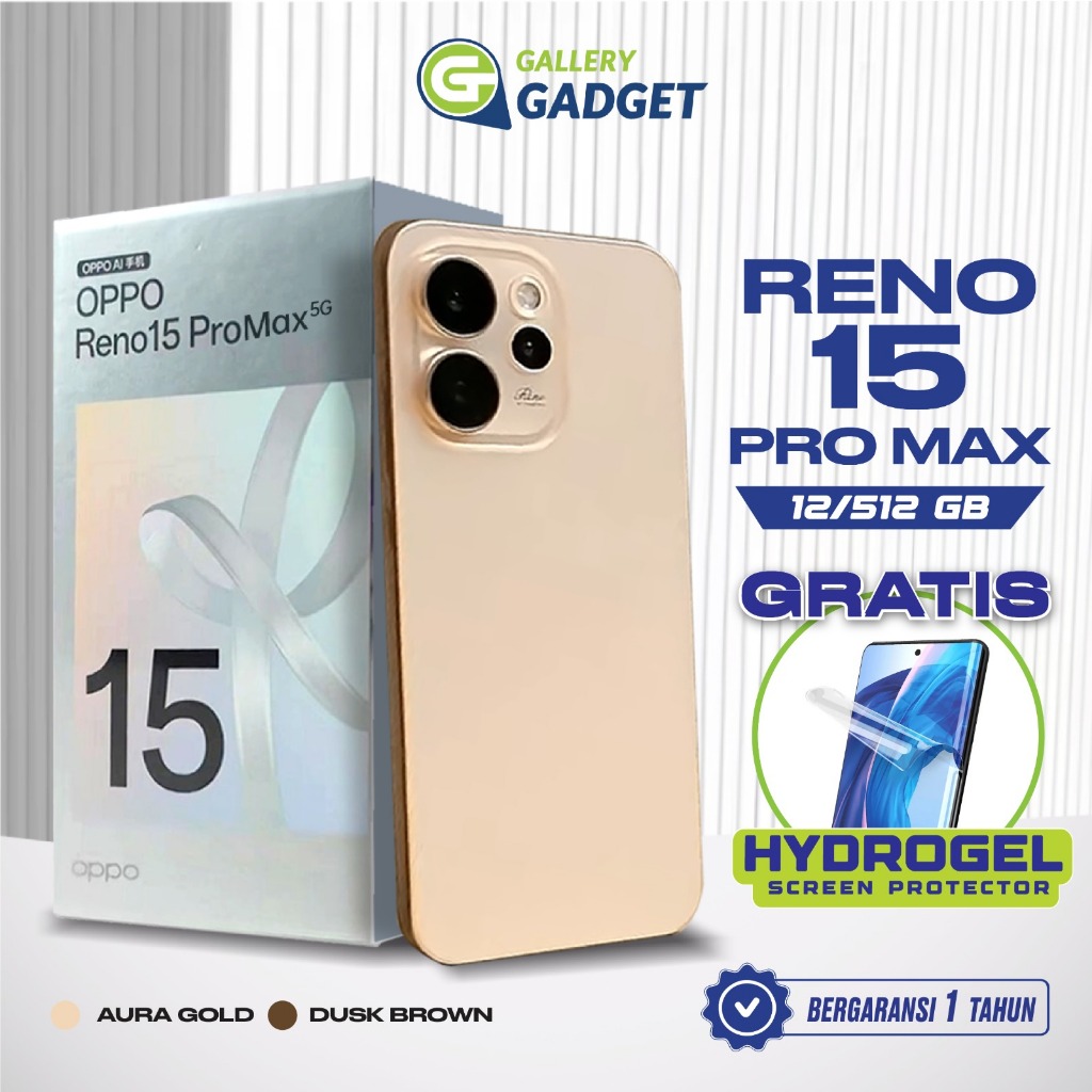OPPO RENO 15 Pro Max 5G 12/256 GB 12GB 256GB RENO15 Garansi Resmi