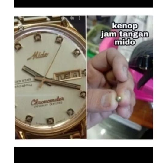 kenop  jam tangan mido original
